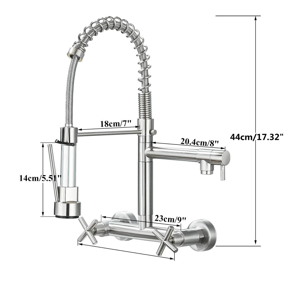 Torneira Gourmet De Parede Para Cozinha Modelo Aura