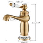 Torneira Monocomando Para Banheiro Modelo Antique Bica Baixa