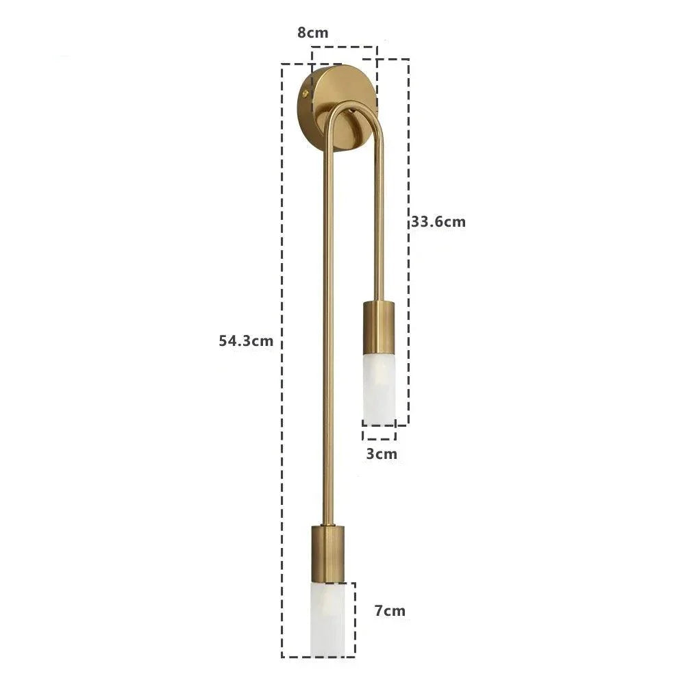 Arandela de Parede Verona Dourado