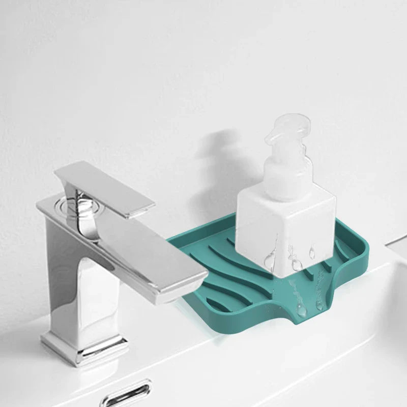 Saboneteira Para Banheiro Com Drenagem Automática Silicone