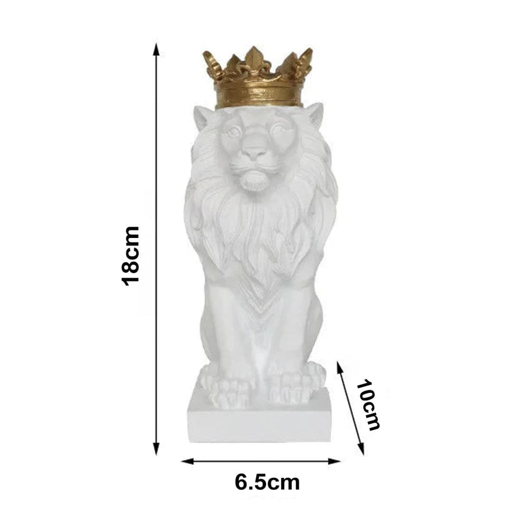Estatueta Decorativa Leão Imperador