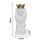 Estatueta Decorativa Leão Imperador