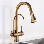 Torneira Com Filtro Para Cozinha Monocomando Com Jato Extensível Modelo Mistral