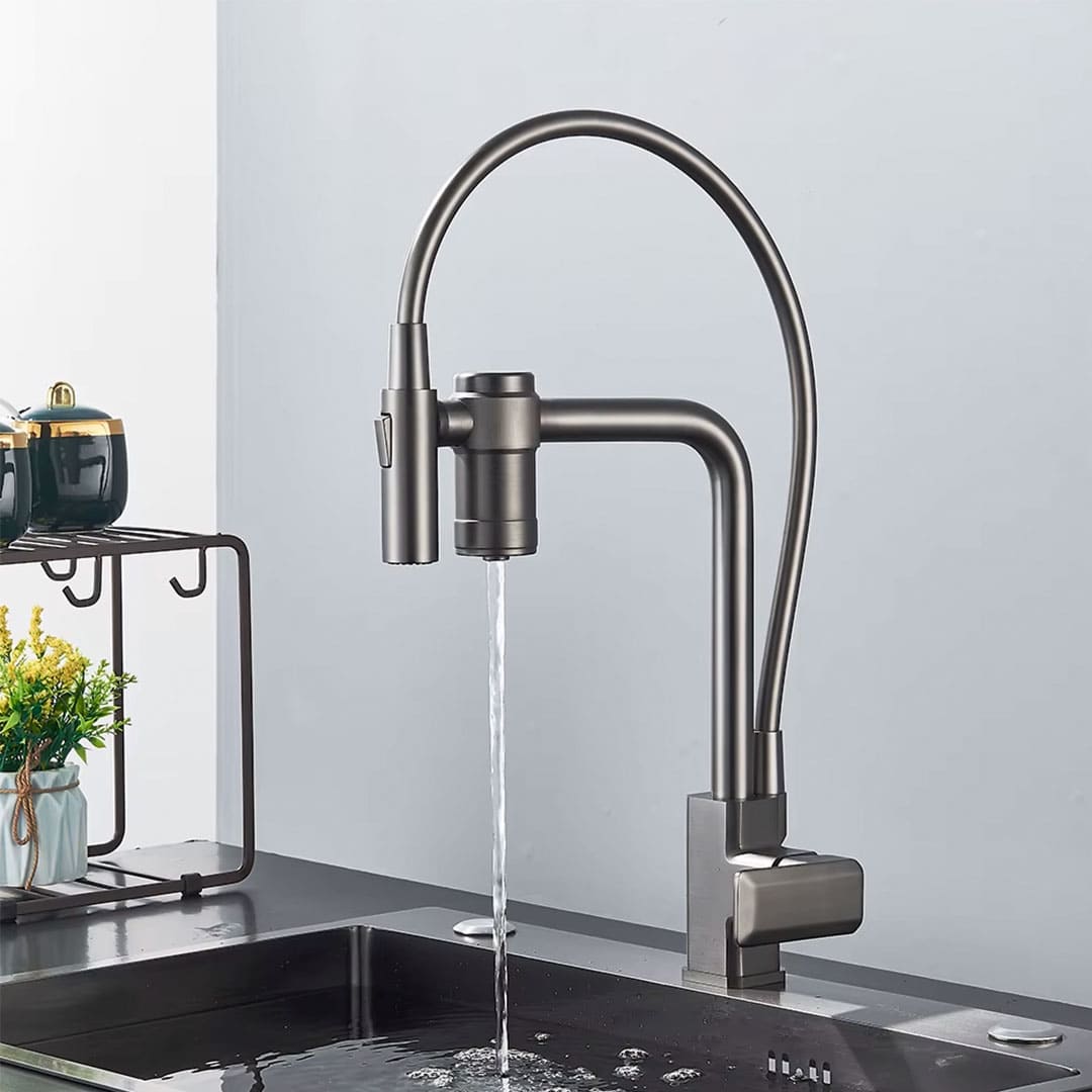 Torneira Para Cozinha Com Filtro Gourmet Modelo 2 em 1 Com Misturador