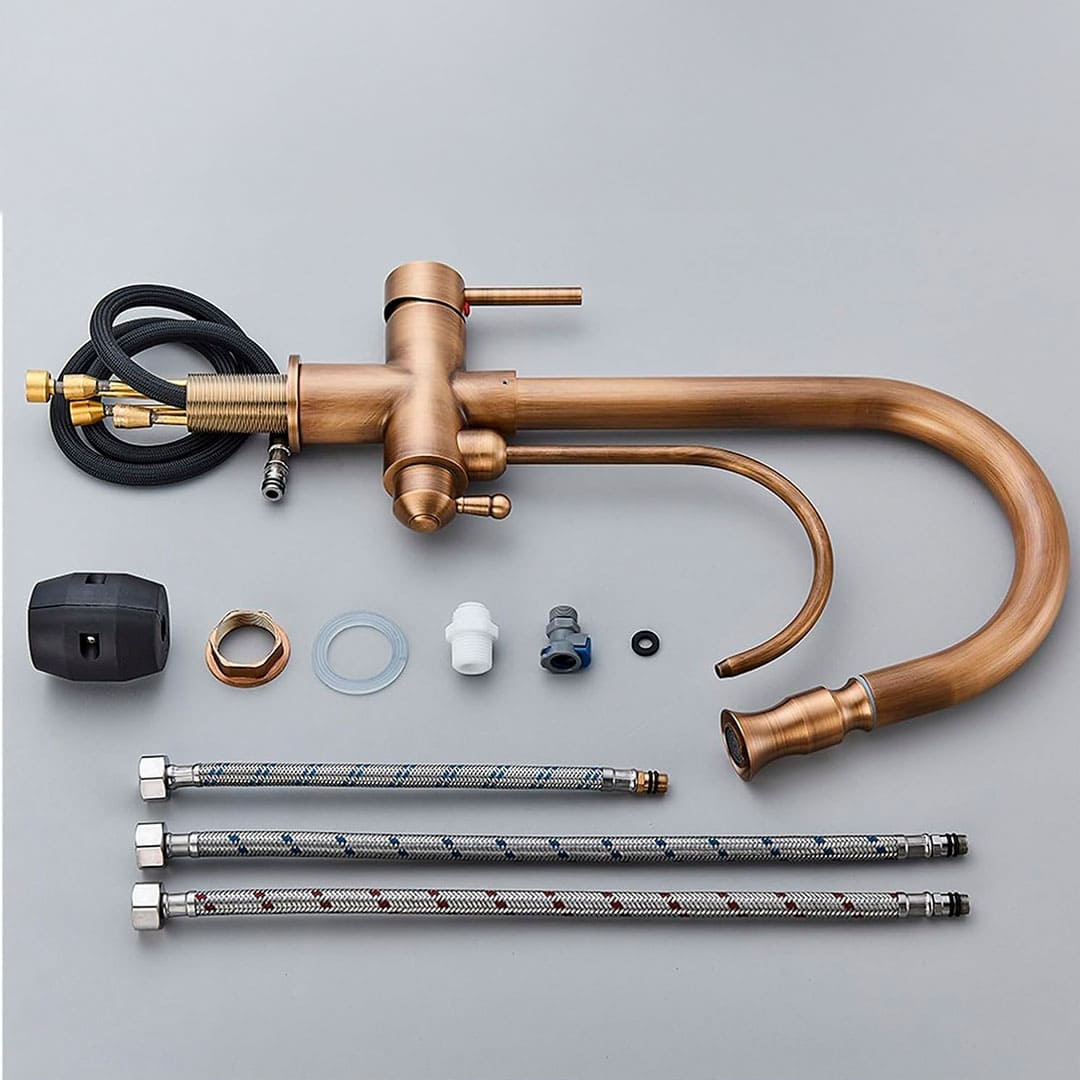 Torneira Com Filtro Para Cozinha Monocomando Com Jato Extensível Modelo Mistral