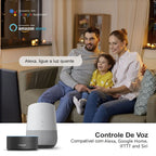 Plafon Led Sobrepor Redondo Smart Home Led Lights WIFI Voice Control Alexa Google Yandex