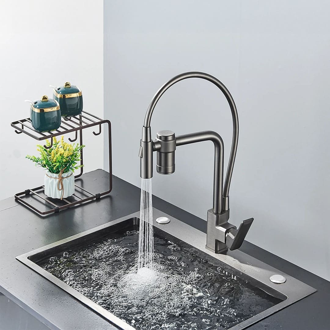 Torneira Para Cozinha Com Filtro Gourmet Modelo 2 em 1 Com Misturador