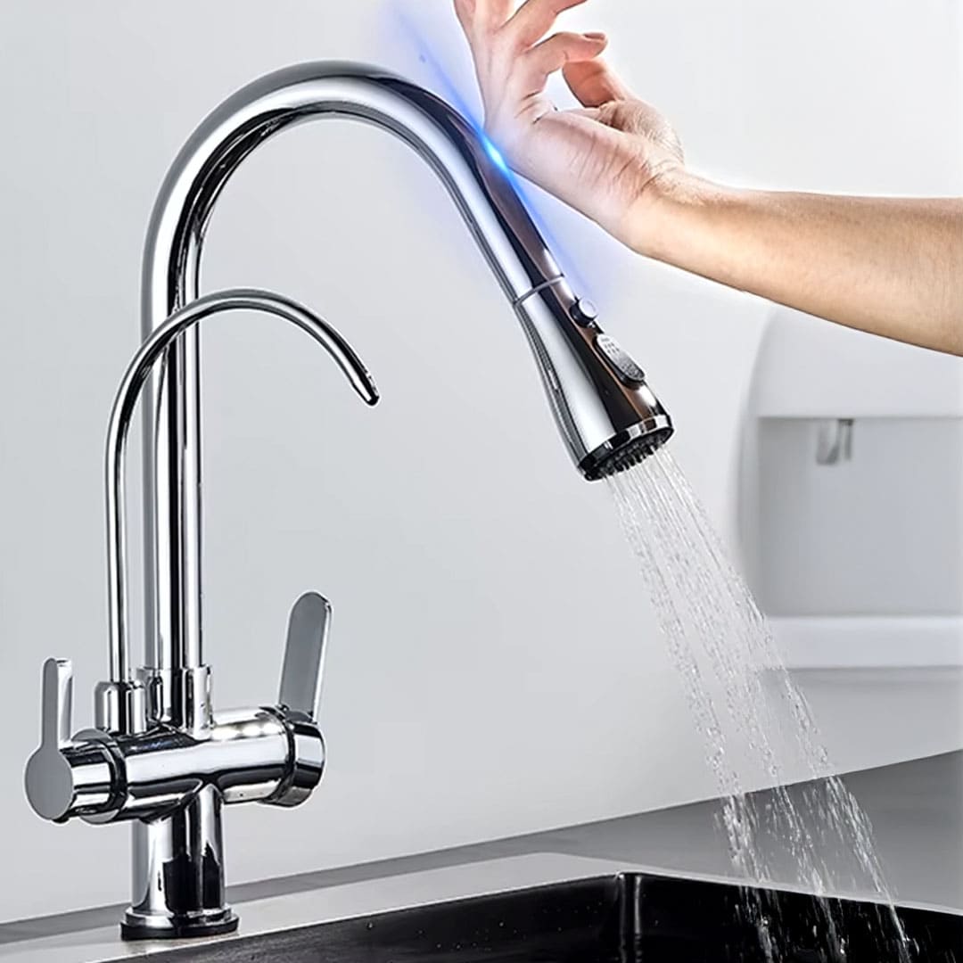 Torneira Touch Monocomando Para Cozinha Gourmet Com Filtro