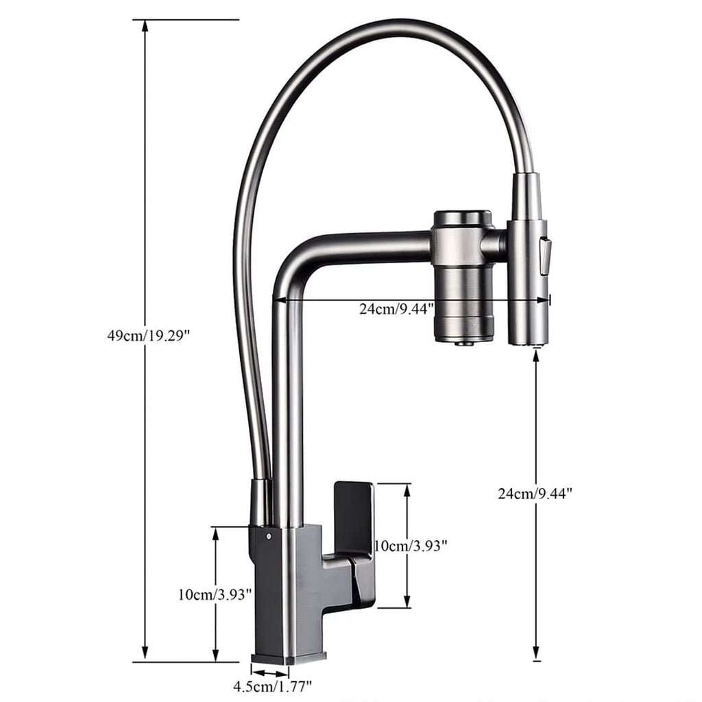 Torneira Para Cozinha Com Filtro Gourmet Modelo 2 em 1 Com Misturador