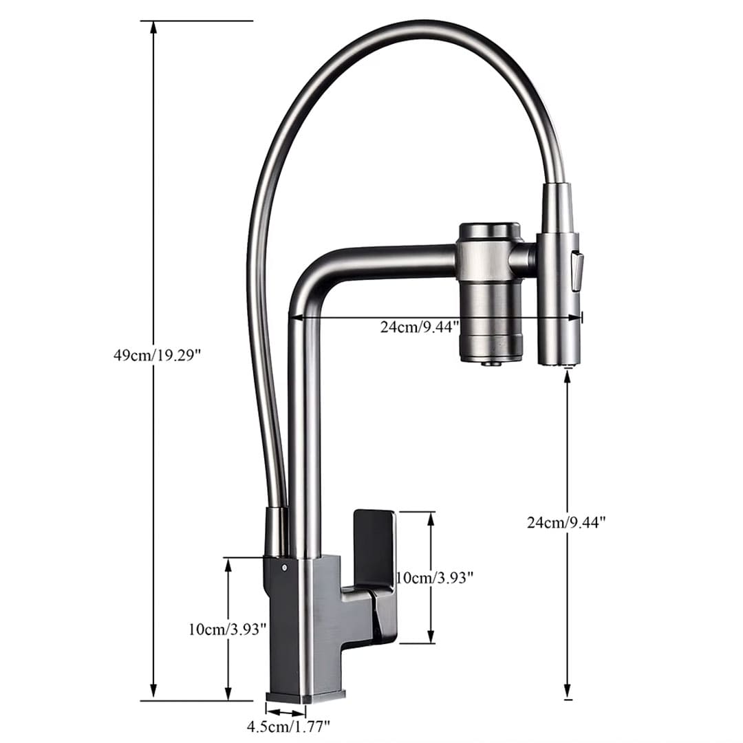 Torneira Para Cozinha Com Filtro Gourmet Modelo 2 em 1 Com Misturador