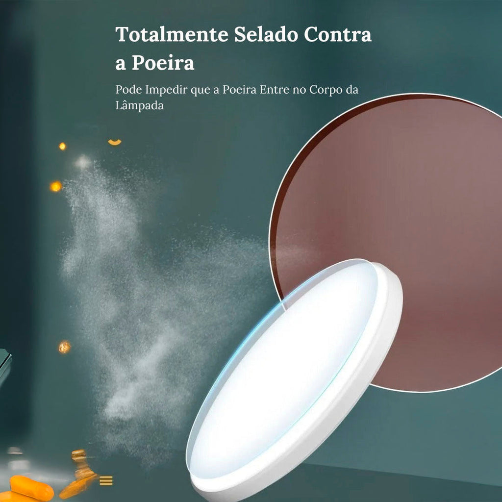 Luminária de Teto Plafon Led Sobrepor Redondo Moderno