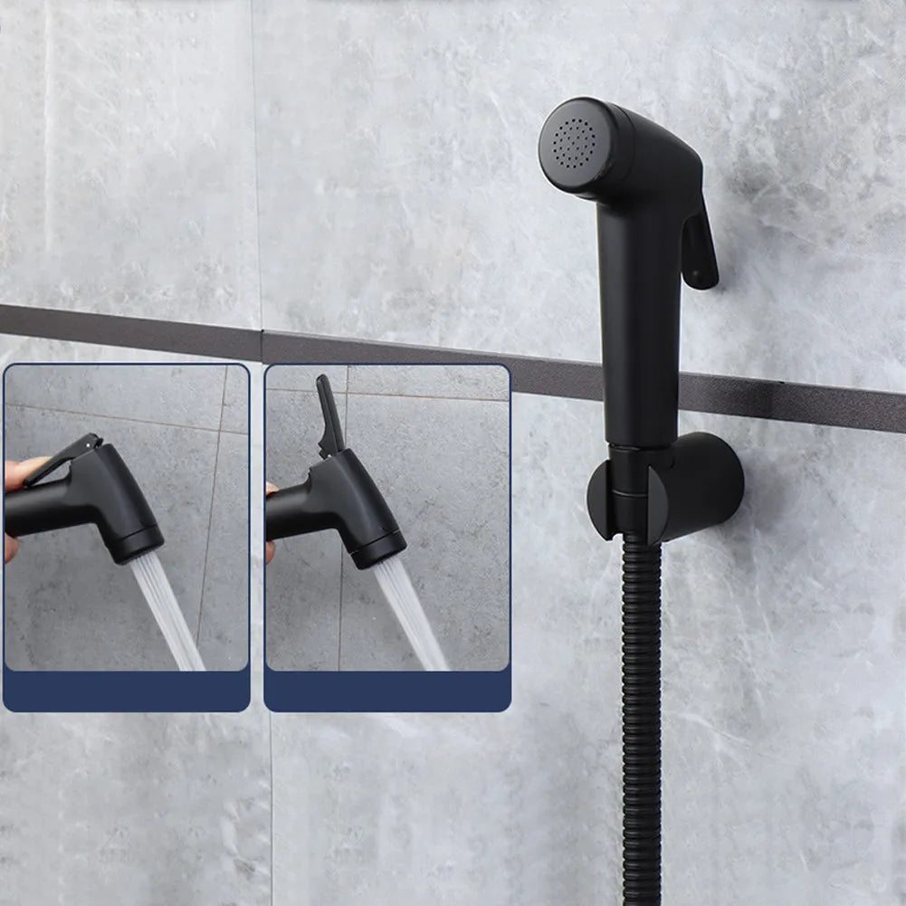 Ducha Higiênica Para Banheiro Preto Fosco