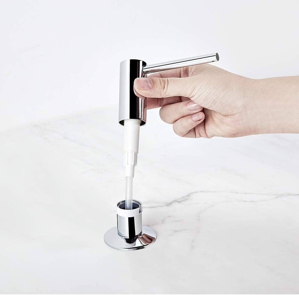 Dosador Para Pia Aço Escovado Toque De Casa