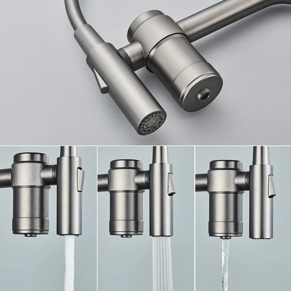 Torneira Para Cozinha Com Filtro Gourmet Modelo 2 em 1 Com Misturador