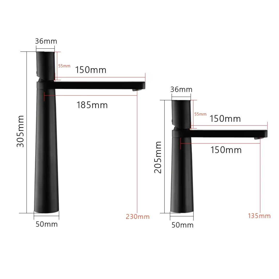 Torneira Para Banheiro Monocomando Misturador Minimal Premium