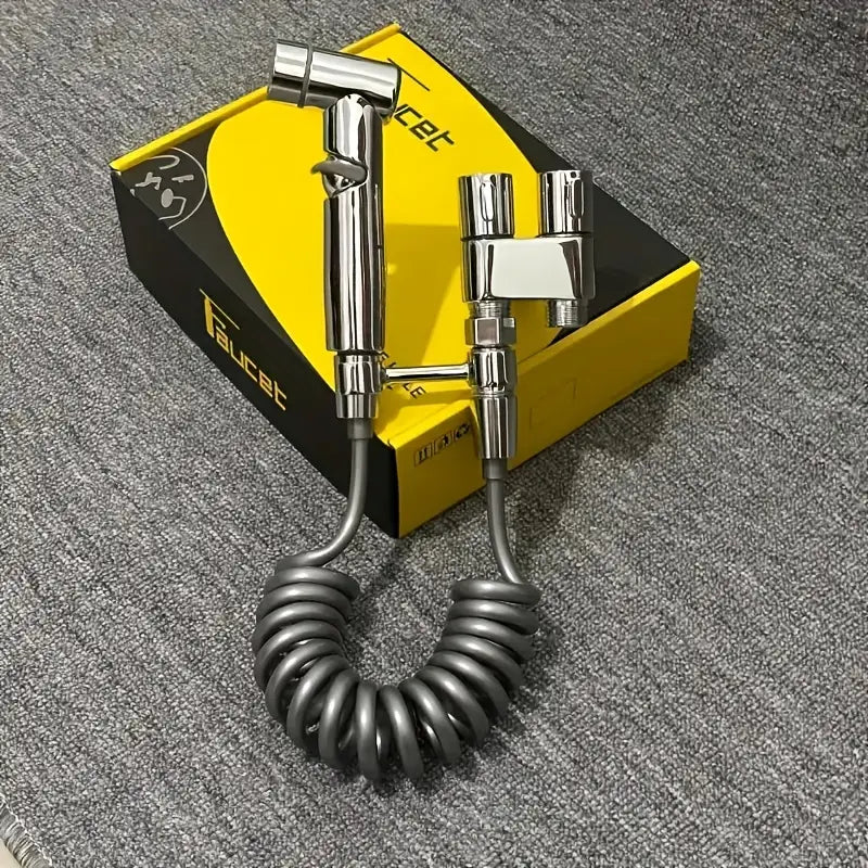 Conjunto Completo de Ducha Higiênica com Spray de Alta Pressão Regulável e Instalação Fácil