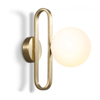 Arandela De Parede Dourada Lumina