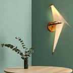 Arandela Dourada Parede Interna Origami