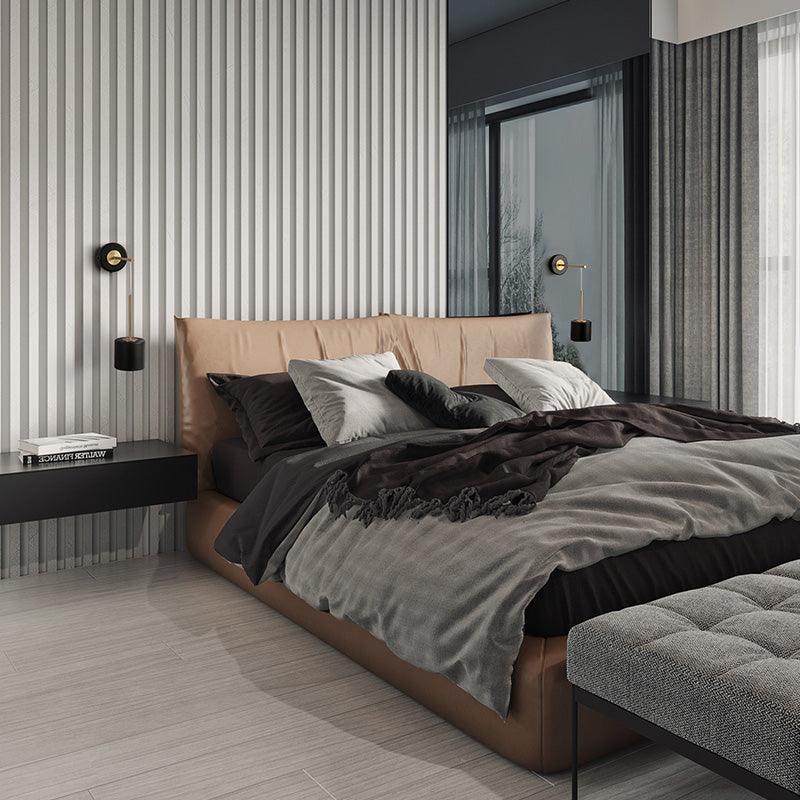 Arandela Moderna Para Quarto Circular Suspensa Em Acrílico