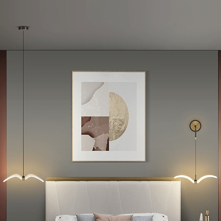 Arandela Pendete Minimalista Passáro