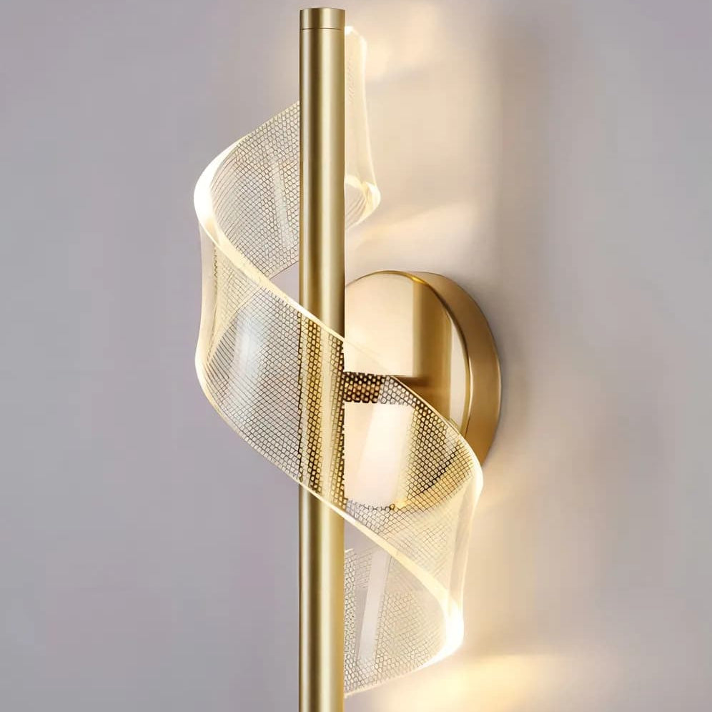 Arandela De Parede Transparente Skylight Bivolt Metal e Acrílico