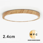 Plafon De Teto Led Sobrepor Estilo Amadeirado