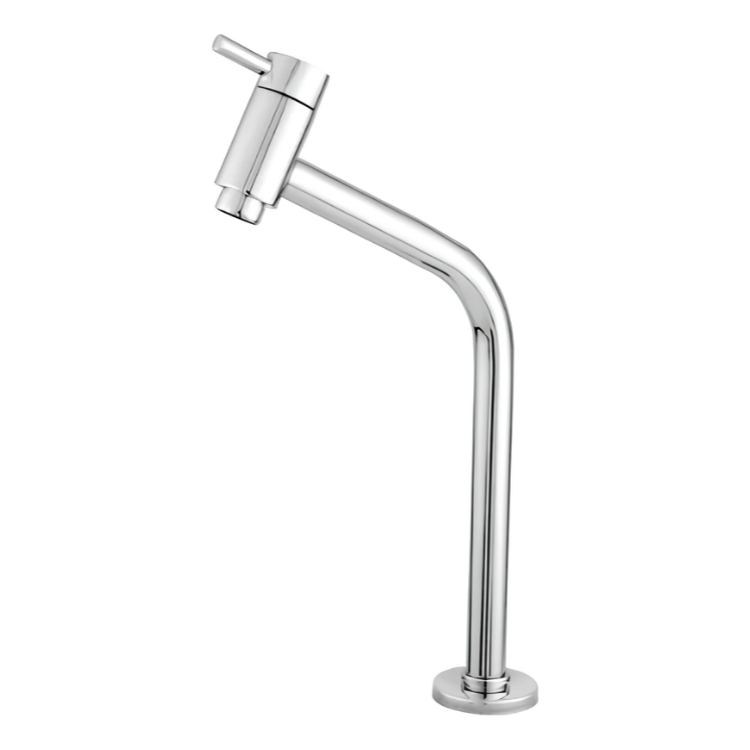 Torneira Banheiro Redonda Bica Fixa 1/4 Volta Metal