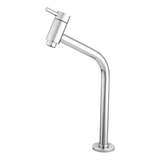 Torneira Banheiro Redonda Bica Fixa 1/4 Volta Metal