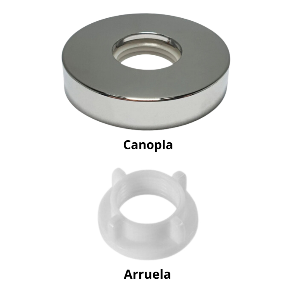 Torneira Banheiro Redonda Bica Fixa 1/4 Volta Metal