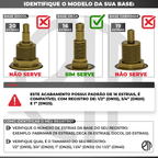 Acabamento Registro Quadrado Rose Gold Fosco Padrão Deca 3/4