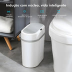 Lixeira Automática Com Sensor Inteligente Para Banheiro Cozinha Escritório