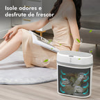 Lixeira Automática Com Sensor Inteligente Para Banheiro Cozinha Escritório