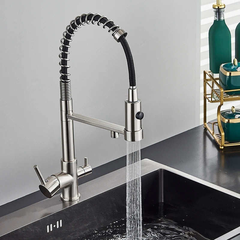 Torneira de Cozinha Gourmet Monocomando Com Filtro