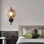 Luminária De Parede De Vidro Arandela Sala/Interna Led Minimalista