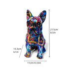 Estatueta Bulldog Abstrato
