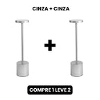 Luminária de Mesa Recarregável Sem fio Decorativa COMPRE 1 LEVE 2