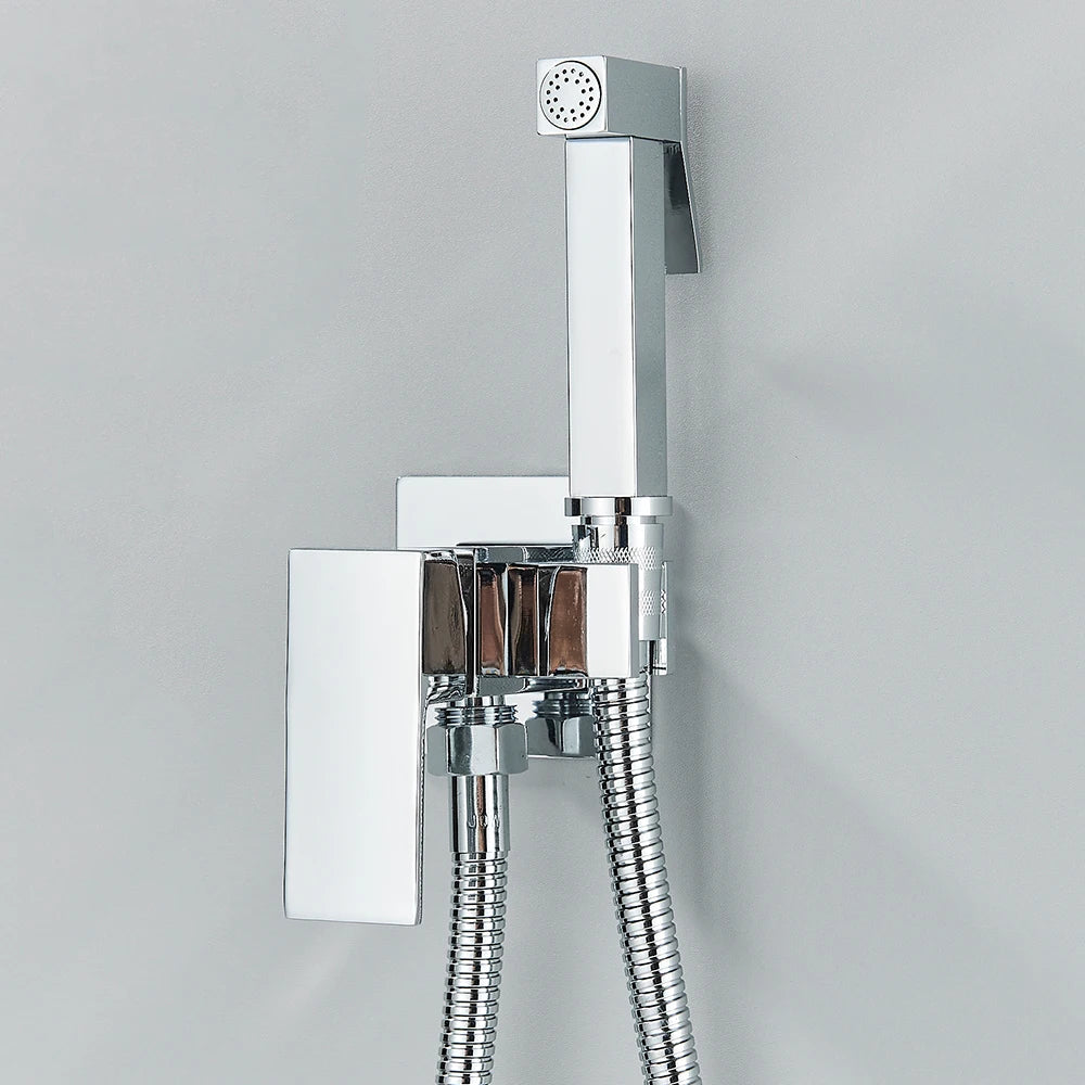 Ducha Higiênica Água Quente e Fria Para Banheiro Moderno