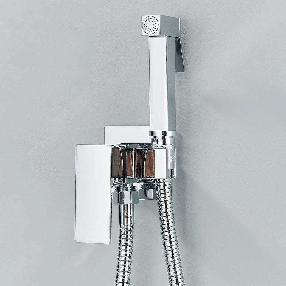 Ducha Higiênica Água Quente e Fria Para Banheiro Moderno