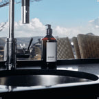 Porta Sabão Frasco Âmbar Minimal Sanchz Design