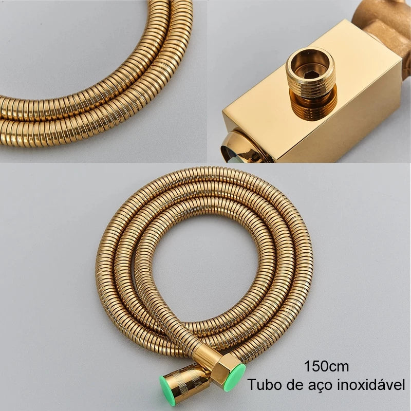 Ducha Higiênica Água Quente e Fria Para Banheiro Moderno