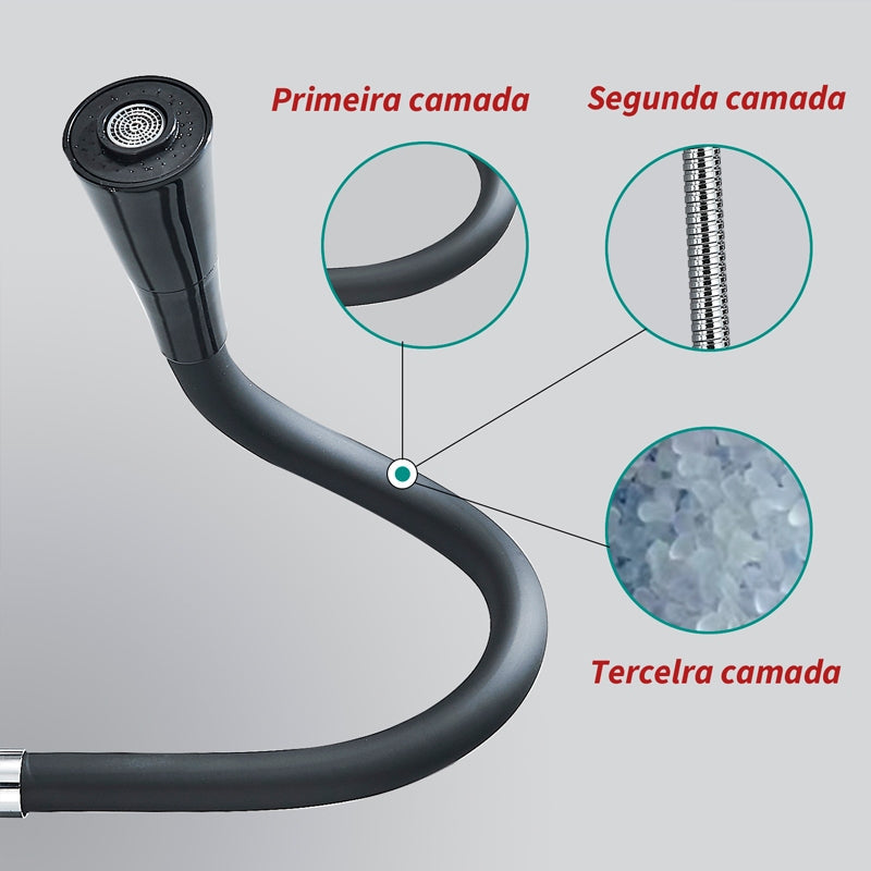 Torneira Gourmet De Parede Para Cozinha