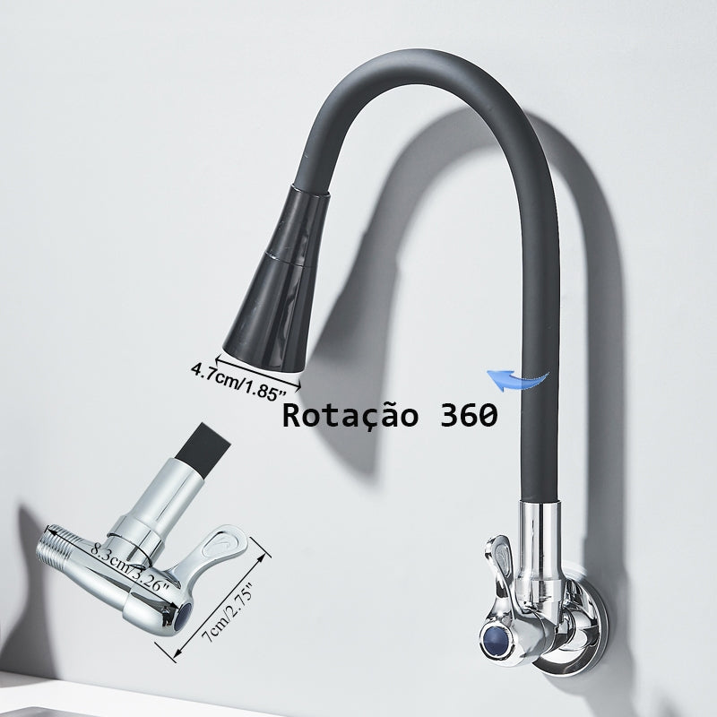 Torneira Gourmet De Parede Para Cozinha