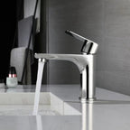 Torneira Monocomando Para Banheiro Lavabo Luxo Inox Modelo Louise
