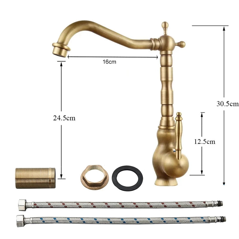 Torneira Monocomando Para Banheiro Modelo Antique