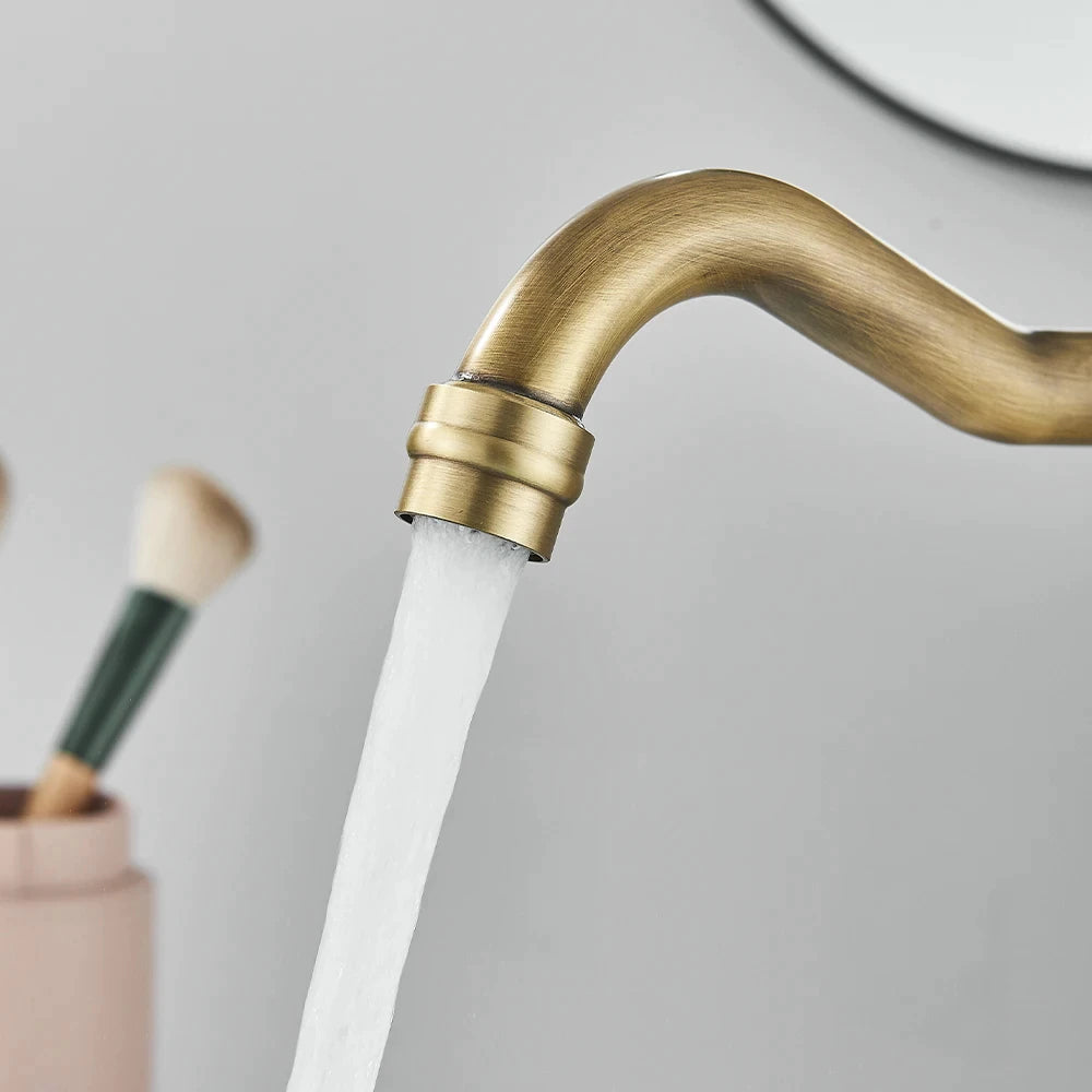 Torneira Monocomando Para Banheiro Modelo Antique