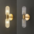 Arandela Dourada de Parede Interna Retro Elegance