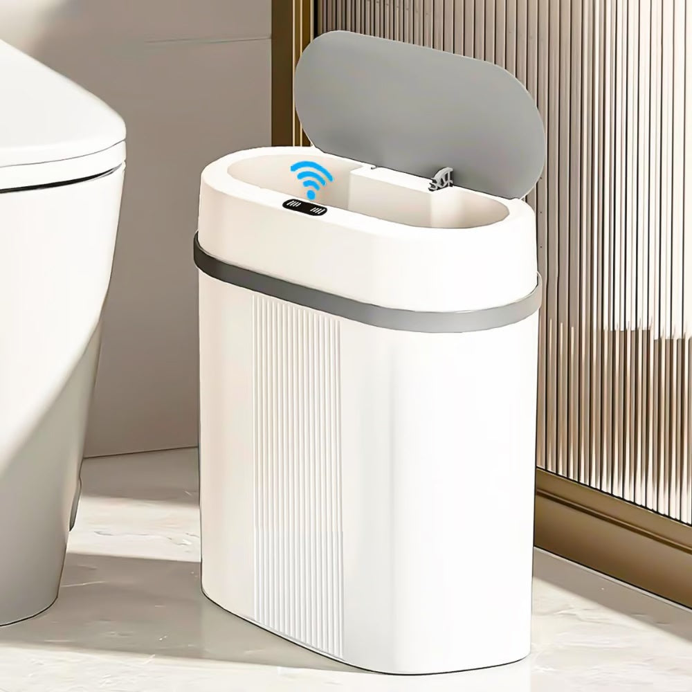 Lixeira Automática Com Sensor Inteligente Para Banheiro Cozinha Escritório
