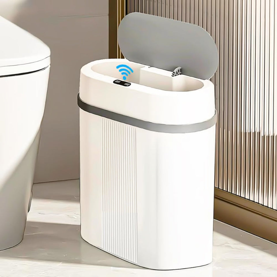 Lixeira Automática Com Sensor Inteligente Para Banheiro Cozinha Escritório