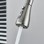 Torneira Monocomando Para Cozinha Níquel Escovado Com Extensor