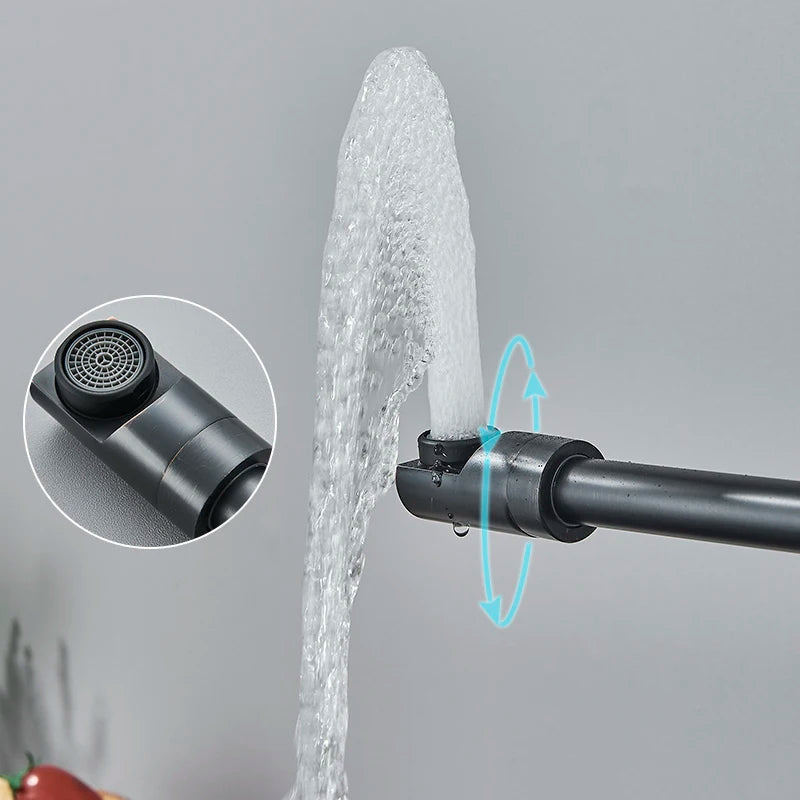 Torneira De Parede Para Cozinha Rotação 360